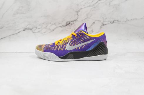 Nike Zoom Kobe 9 IX 퍼플 옐로우 블랙 630487-500 .