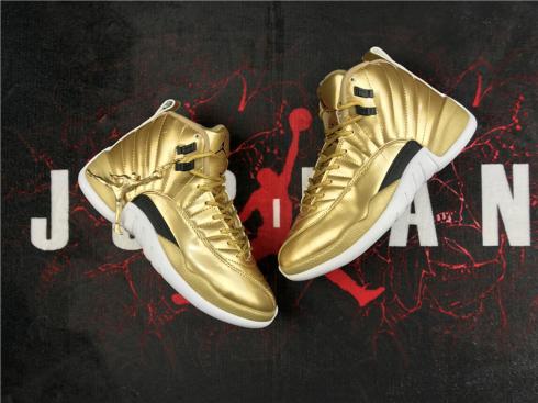 Mænd Nike Air Jordan 12 Retro Pinnacle Gold 130690-103