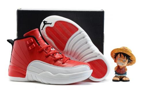 Nike Air Jordan 12 Retro Cherry White Kid Zapatos 153265 110 Nuevo