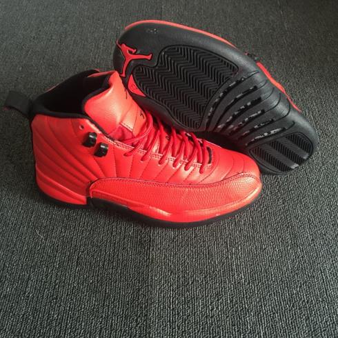 Мужские баскетбольные кроссовки Nike Air Jordan XII 12 Retro в китайском красном черном цвете