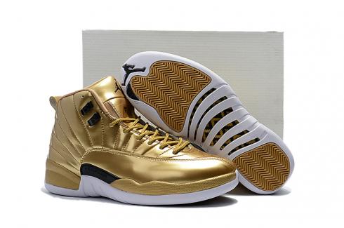 Nike Air Jordan 12 Pinnacle Metallic Gold Erkek Ayakkabı .