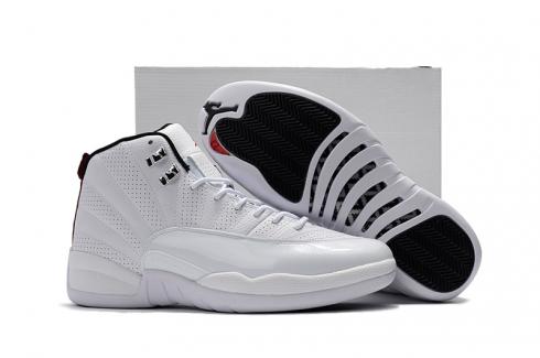 Nike Air Jordan 12 Sunrise Blanco Hombres Zapatos De Baloncesto