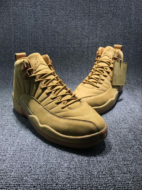 chaussures Nike Air Jordan XII 12 Retro Wheat pour hommes