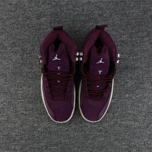 Nike Air Jordan XII 12 男子籃球鞋深紫白 308713