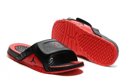 Nike Jordan Hydro XII Retro Hommes Sandales Slides Flue Game Noir Rouge 820265-001