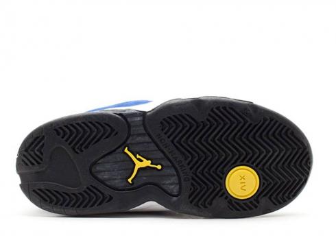 Air Jordan 14 Retro Low Td 2015 Laney Black White Royal Varsity 832000 ...