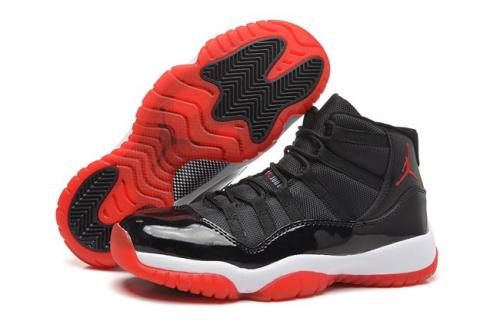 Nike Air Jordan 11 Bred Retro Hitam Merah Putih Bred KIDS 378038 010