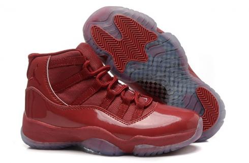 Nike Air Jordan Retro XI 11 Rojo Mujer Zapatos 378038