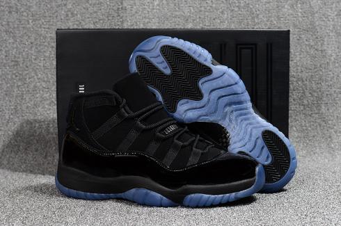 мужские баскетбольные кроссовки Nike Air Jordan XI 11, черные, все
