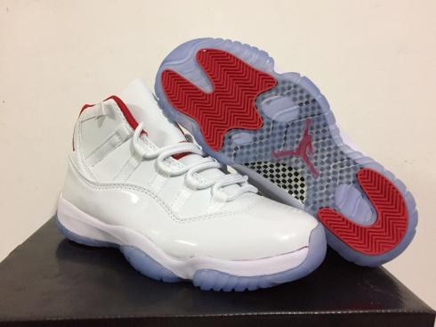 Nike Air Jordan XI 11 Retro Chaussures de basket-ball pour hommes Blanc Tout