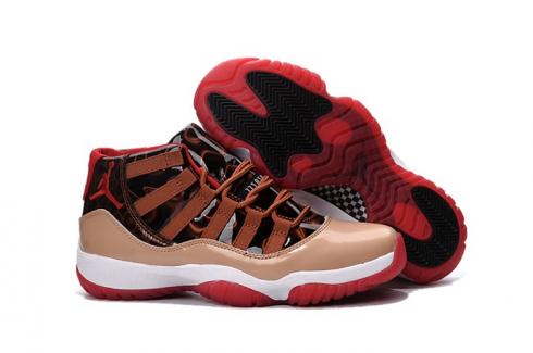 Nike Air Jordan XI 11 Retro Nam Giày Bóng Rổ Giày Thể Thao Màu Be Đen Báo Đỏ 378037