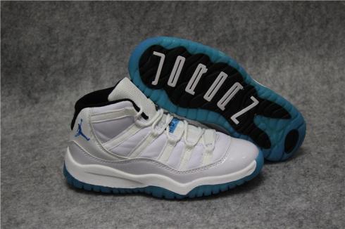 รองเท้าบาสเก็ตบอล รองเท้า ผ้าใบ Nike Air Jordan XI 11 Retro Legend Blue