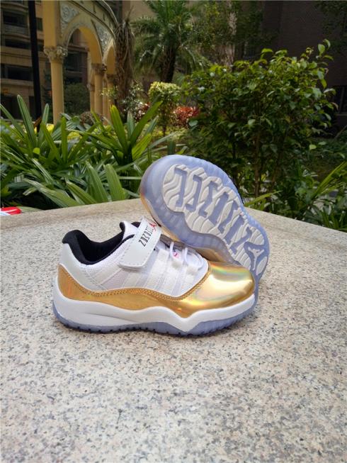 Nike Air Jordan XI 11 Retro Low Gold 童鞋