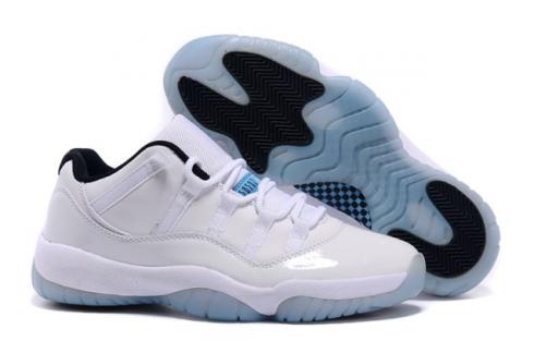 Nike Air Jordan 11 XI Retro Low Legend kék Columbia női cipőket 528896