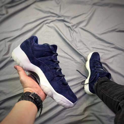 Nike Air Jordan XI 11 LOW Retro Chaussures de basket-ball pour hommes RepectDeep Blue
