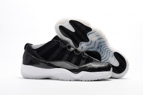 чоловіче баскетбольне взуття Nike Air Jordan XI 11 Retro Low Black White
