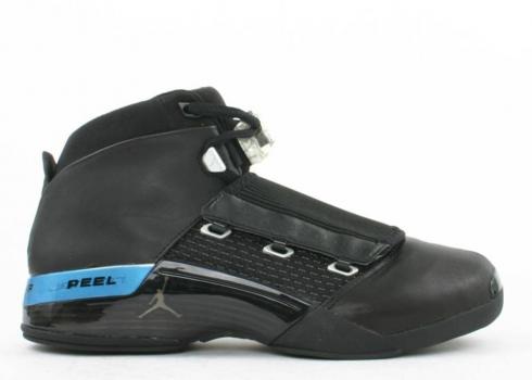Air Jordan 17 Og Nero Metallico Argento 302720-041