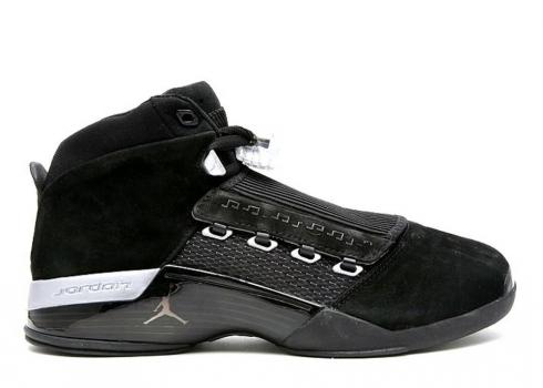 Air Jordan 17 Retro Countdown Pack Black Silver Metallic 322721-001