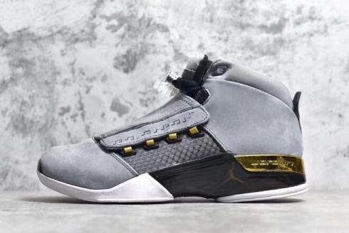 Air Jordan 17 Trophy Room 冷灰金屬金黑 AH7963 023