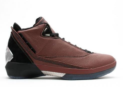 Air Jordan 22 Og Basketball Leather Dark Amber Blanc Noir 316238-002