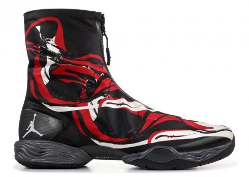 Air Jordan 28 Oak Hill White Black Gym Red Anthracite 555109-011