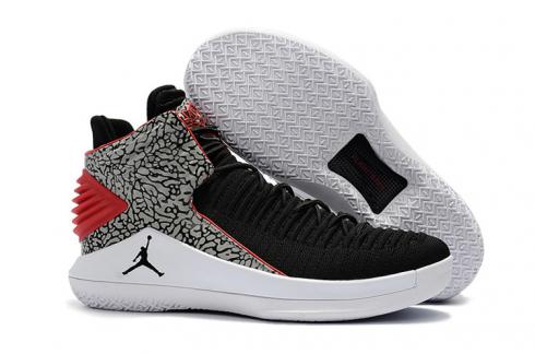 Nike Air Jordan XXXII 32 Uomo Scarpe da basket Nero Grigio Bianco AA1253