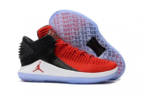 Nike Air Jordan XXXII 32 Retro Low Hombres Zapatos De Baloncesto Rojo Negro Blanco AA1256