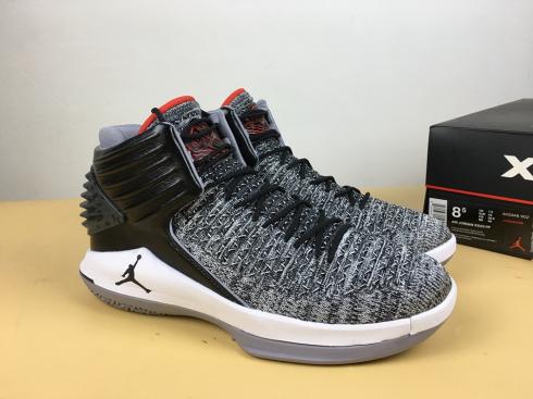 Nike Air Jordan XXXII 32 Retro basketbalschoenen voor heren MVP diepgrijs zwart