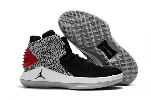 Nike Air Jordan XXXII 32 Retro Mujer Zapatos De Baloncesto Gris Negro