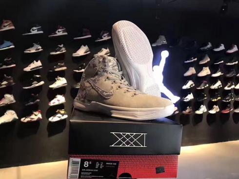 Nike Air Jordan XXXI 31 Retro Snakeskin Grey Men Shoes