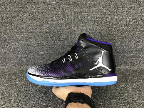 Nike Air Jordan 31 Retro Bred Noir Varsity Violet Blanc Chaussures Pour Hommes 845037-511