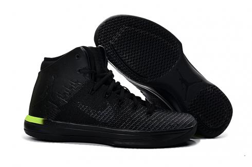 Nike Air Jordan XXXI 31 Nero Brillante Giallo Uomo Scarpe da basket 845037