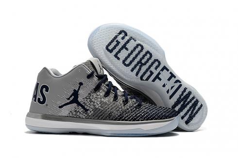 Tênis Nike Air Jordan XXXI Low George Cinza Azul Branco