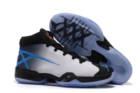 Nike Air Jordan XXX 30 Schwarz Grau Blau Retro Herrenschuhe 811006