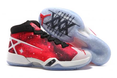 Nike Air Jordan XXX 30 Mars Stars Czerwone Czarne Męskie Buty 811006