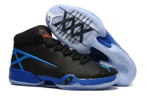 Nike Air Jordan XXX 30 Retro Herenschoenen Zwart Cat Galaxy Koningsblauw 811006