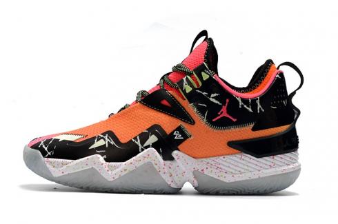 2020 Jordan Westbrook One Take Beijing Sunset Orange Noir Chaussures de basket-ball CJ0781-600