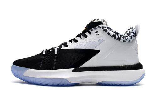 2021 Nike Air Jordan Zion 1 Biały Czarny Niebieski DA3130-961