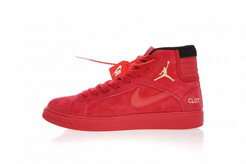 CLOT X Air Jordan Skyhigh OG Giày bóng rổ giảm giá cao màu đỏ 819953-337