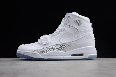 Zapatillas de baloncesto Nike Air Jordan Legacy 312 blancas gris claro AV3922-113