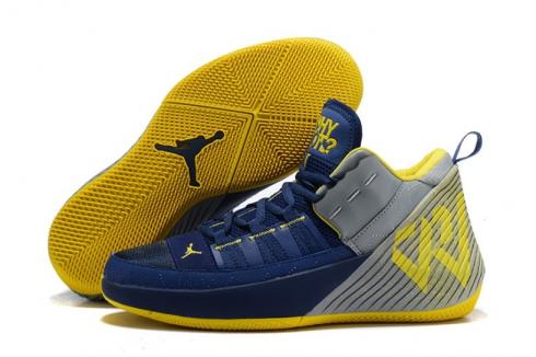 Nike JordanWhy Not Zer0.1 Chaos Westbrook Blue Yellow AA2510-111