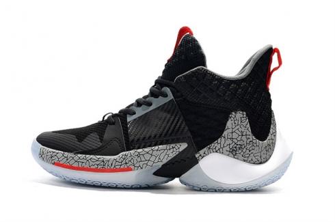 Nike Jordan Why Not Zero.2 Westbrook 0.2 Zwart Grijs Cement AO6219-003