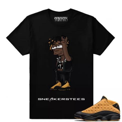 Match Air Jordan 13 Chutney Lil Uzi Vert Rockstar T-shirt noir