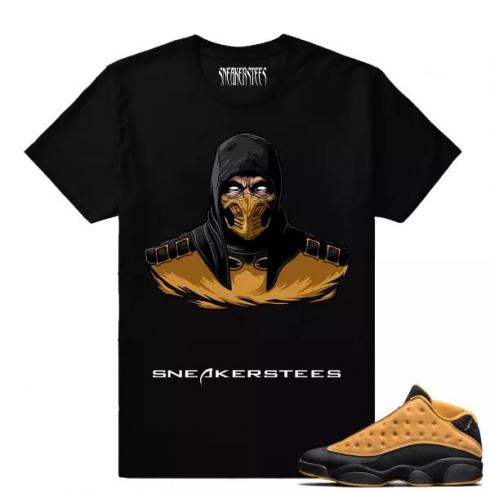 Passend zum schwarzen T-Shirt „Chutney Scorpion“ von Air Jordan 13