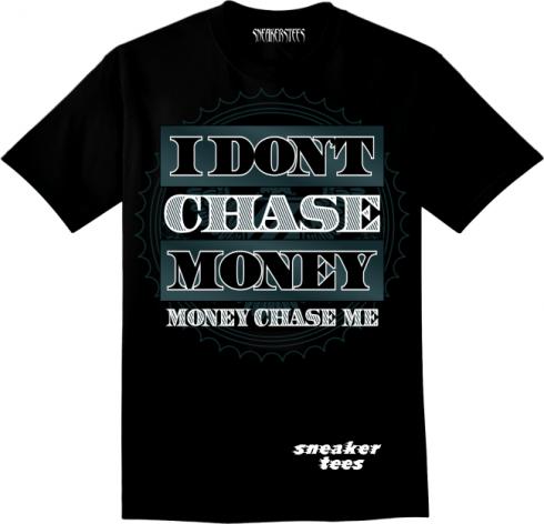 Jordan 1 Chameleon All Star Shirt Don't Chase the Money Zwart