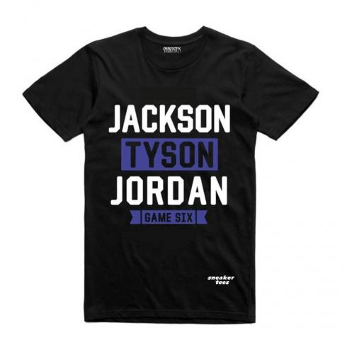 Jordan 3 True Blue Рубашка Jackson Tyson Jordan Black
