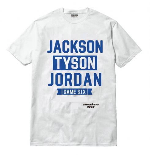 Jordan 3 True Blue Рубашка Jackson Tyson Jordan White