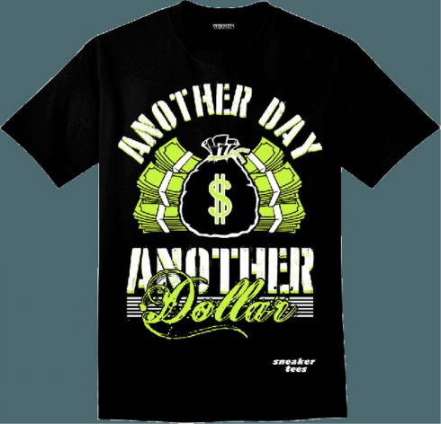 Jordan 3 True Green Shirt Another Day Money Preto