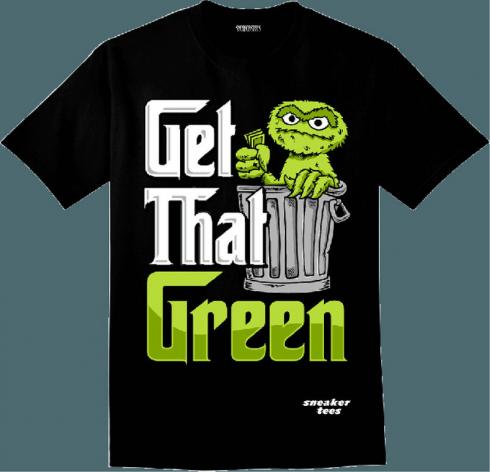koszulkę Jordan 3 True Green Get That Green Black