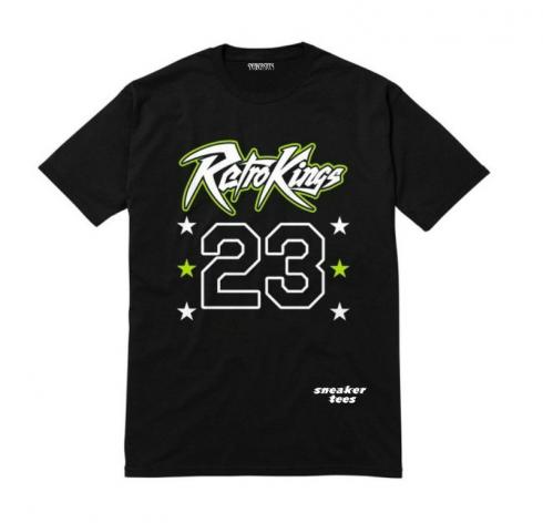 Jordan 3 True Green Shirt Retro Kings 23 Zwart